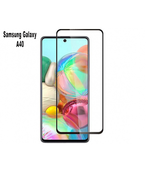 Folie Protectie ecran Samsung Galaxy A40, antisoc 9D , Full Glue , (Smart Glass), Full Face